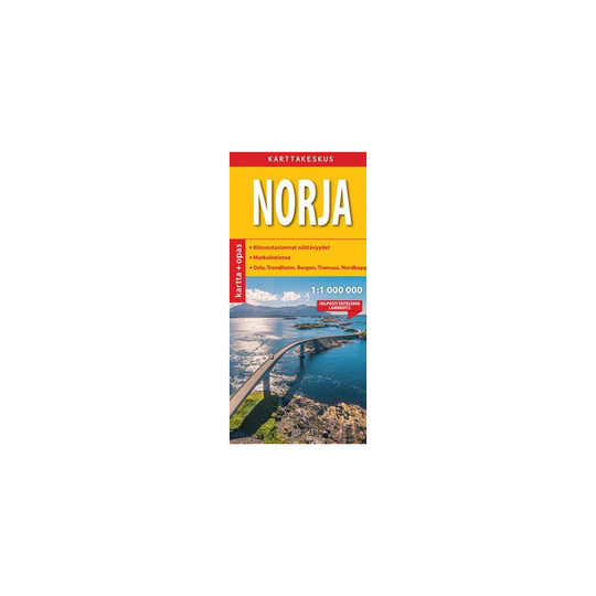 Norjan kartta + opas
