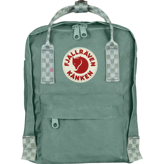 Fjällräven Kånken Mini - Frost Green-chess Pattern - Unisex - OneSize
