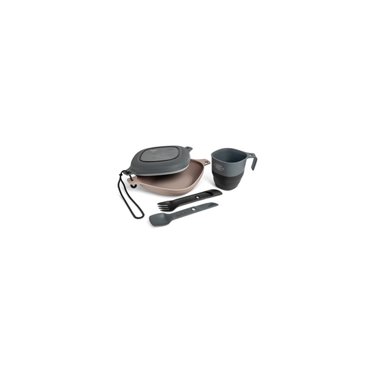 UCO mess kit, muovinen 6-osainen ruokarasiasetti, venture