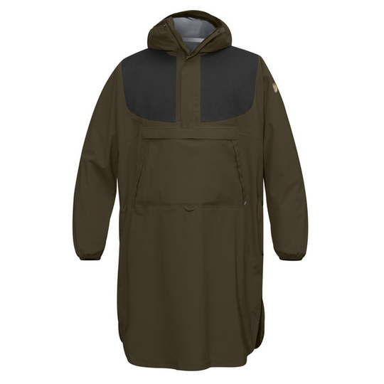 Fjällräven Lappland Eco-shell Poncho - Dark Olive - Unisex - L/XL