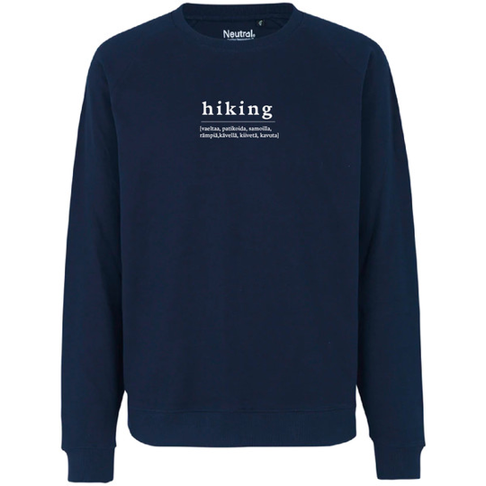 Metsä/Skogen Unisex Sweater Hiking - Navy - Unisex - XS