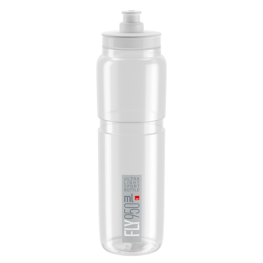 Elite Fly Juomapullo 950ml Kirkas, Harmaa logo