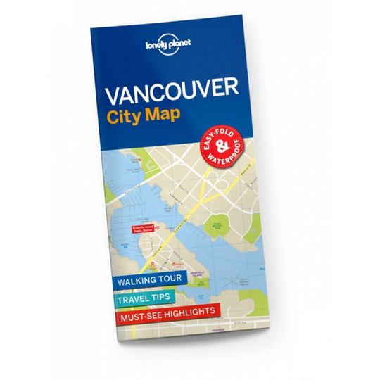 Lonely Planet Vancouver kaupunki kartta