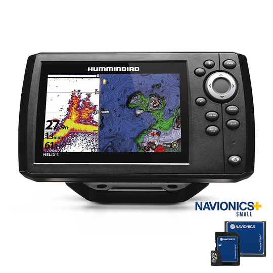Humminbird Helix 5 CHIRP GPS G3 yhdistelmälaite + anturi + Navionics Small kartta