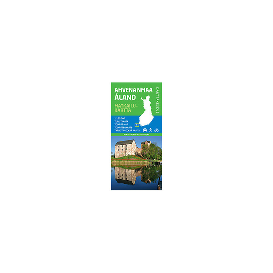 Ahvenanmaa 1:150 000, matkailukartta 2014