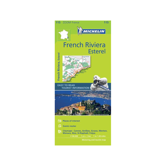 Michelin Ranskan Riviera kartta