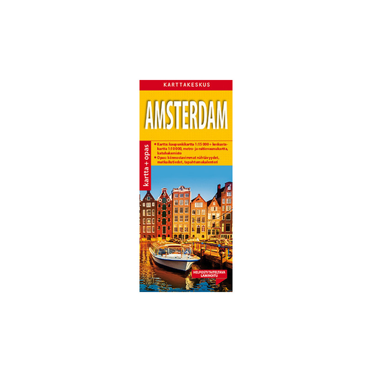 Karttakeskus Amsterdam kartta ja opas